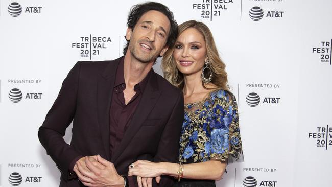 Brody and Chapman stepped out for the premiere of the film Clean. Photo by Santiago Felipe/Getty Images for Tribeca Festival