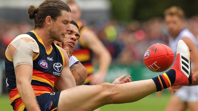 Bryce Gibbs showed plenty of good signs for Adelaide. Picture: Getty Images