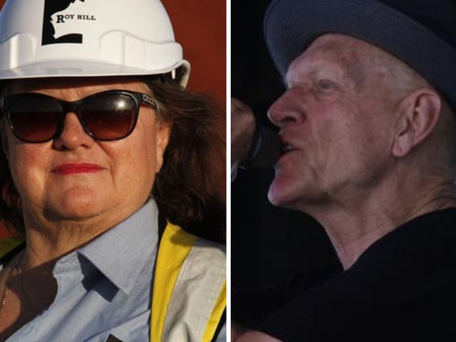 Peter Garrett encouraged festivalgoers to pretend they were dancing on Gina Rniehart's grave. Picture: Supplied.