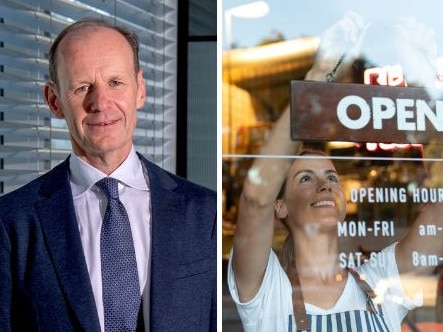 ANZ's Shayne Elliott has delivered a dire warning for small businesses. Picture: Supplied