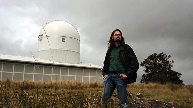 Andrew Cole at the Greenhill Observatory.