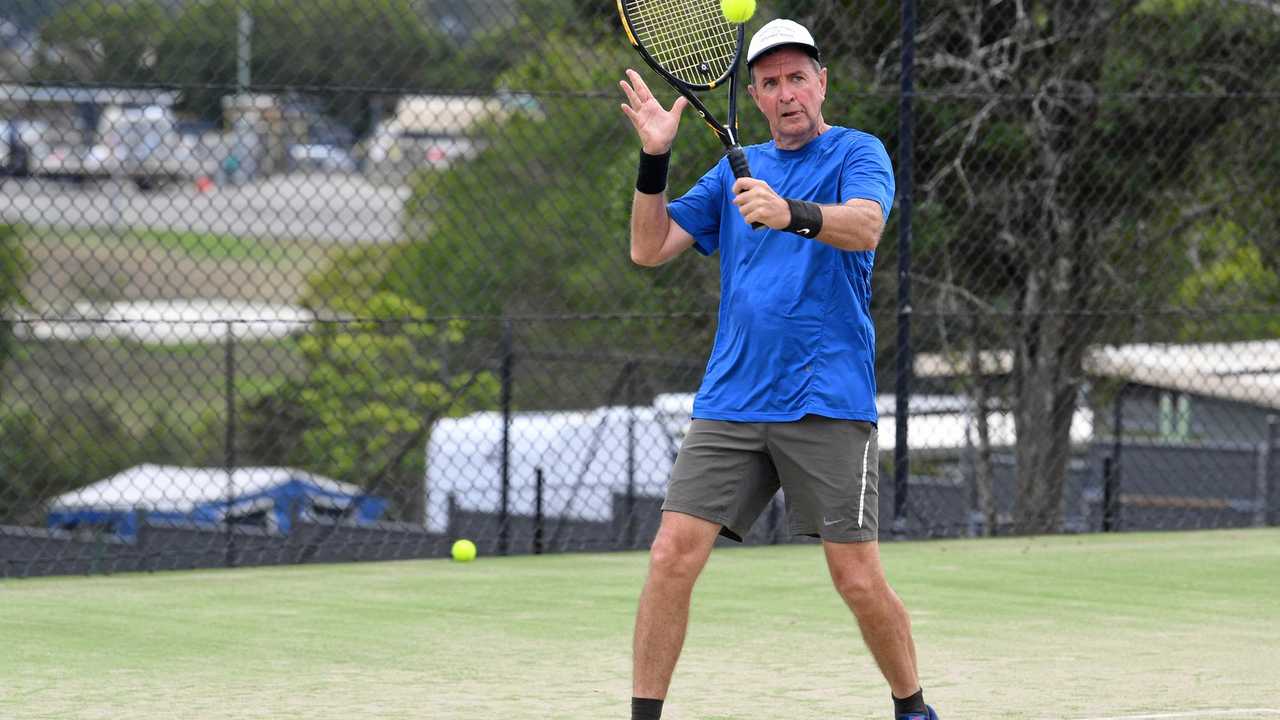 Gympie Tennis tournament - Peter Webb. Picture: Troy Jegers