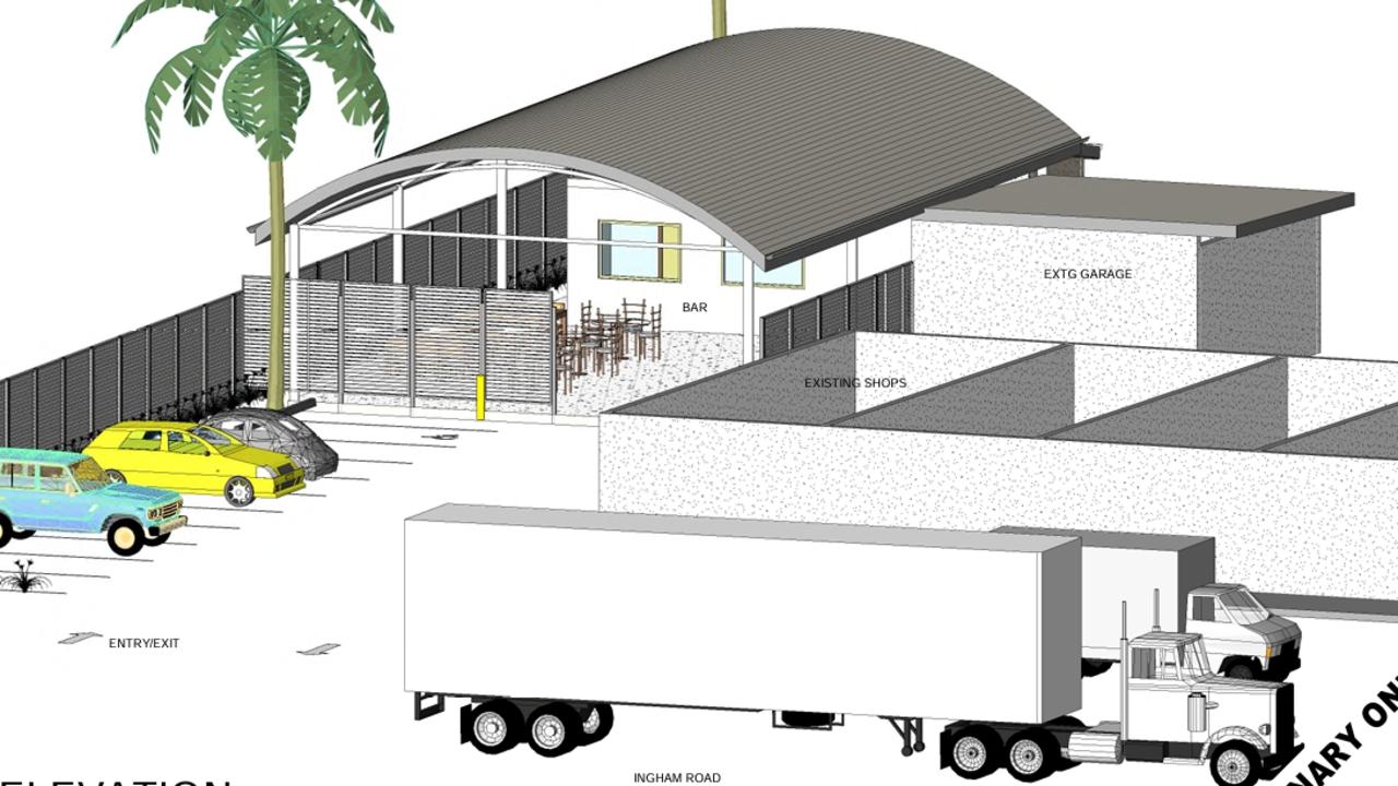 Plans for a proposed new boutique bar that promises to add vibrancy to Bohle industrial area on Ingham Road in Townsville.