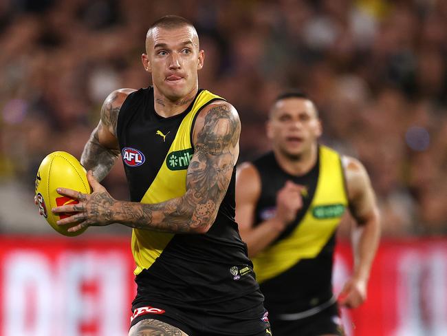 Dustin Martin dined out a France Soir following the Carlton-Richmond match. Pic: Michael Klein