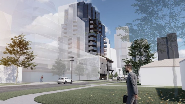 If approved, the tower would add to the building boom in Box Hill.