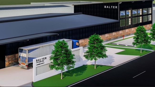 A design of the Balter Brewery extensions.