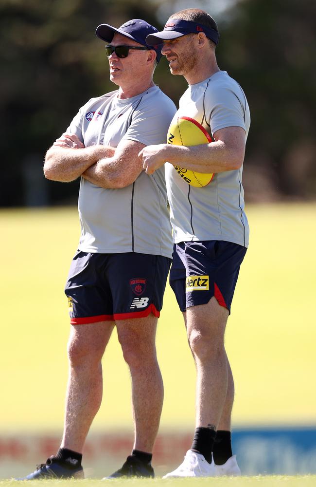 Goodwin, right, with Alan Richardson. Picture: Michael Klein