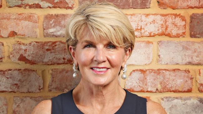 Former foreign minister Julie Bishop.