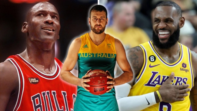 LeBron or Jordan? Andrew Bogut's had his say on the GOAT debate.