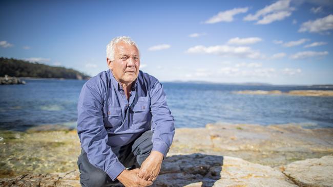 Rodney Dillon, co-chair of Indigenous group TRACA. Mr Dillon is calling on the State Government to allow indigenous groups to on-sell cultural catches of abalone and other high-value seafood. Picture: RICHARD JUPE