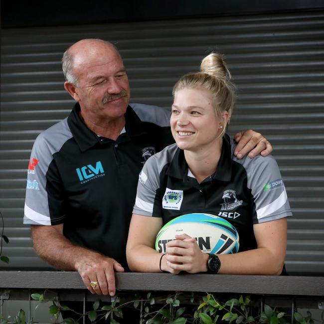 Wally Lewis discovered his daughter, Jamie-Lee, was deaf in 1991. Picture: Jamie Hanson