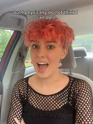 Her video has sparked a mixed reaction online. Picture: @zoewynnsmusic/TikTok