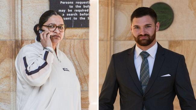 Harpreet Kaur and Brandon Chesney. Picture: The Advertiser