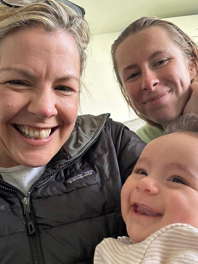 Ms Mettam with her daughter Bianca and granddaughter Remi. Picture: Instagram