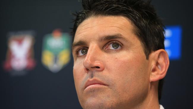 Manly coach Trent Barrett. Picture:Mark Evans.