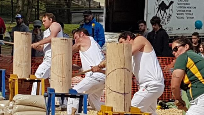 The Seymour Alternative Farming Expo wood chopping competition is in doubt.