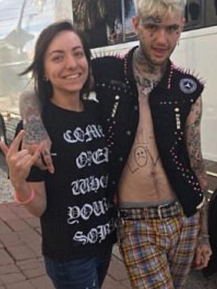 Lil Peep fan Mariah Bons suggested online that she gave him drugs before his death. Picture: Instagram