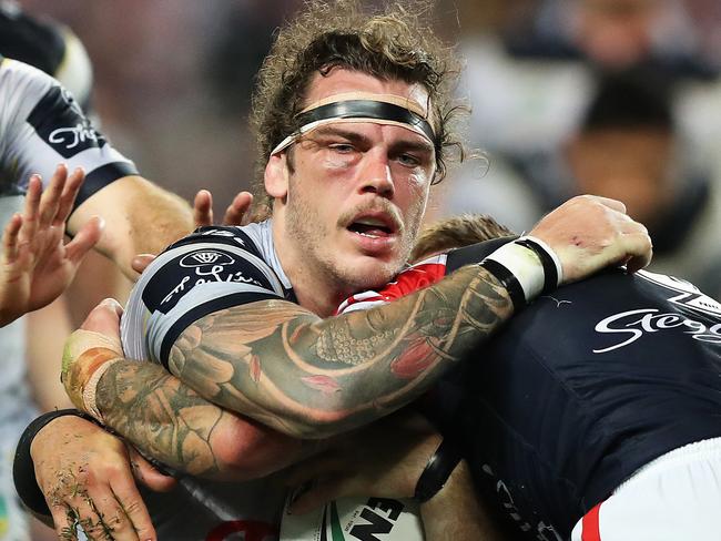 Cowboy's Ethan Lowe during the Sydney Roosters v Cowboys NRL Preliminary Final at Allianz Stadium, Sydney. Picture: Brett Costello