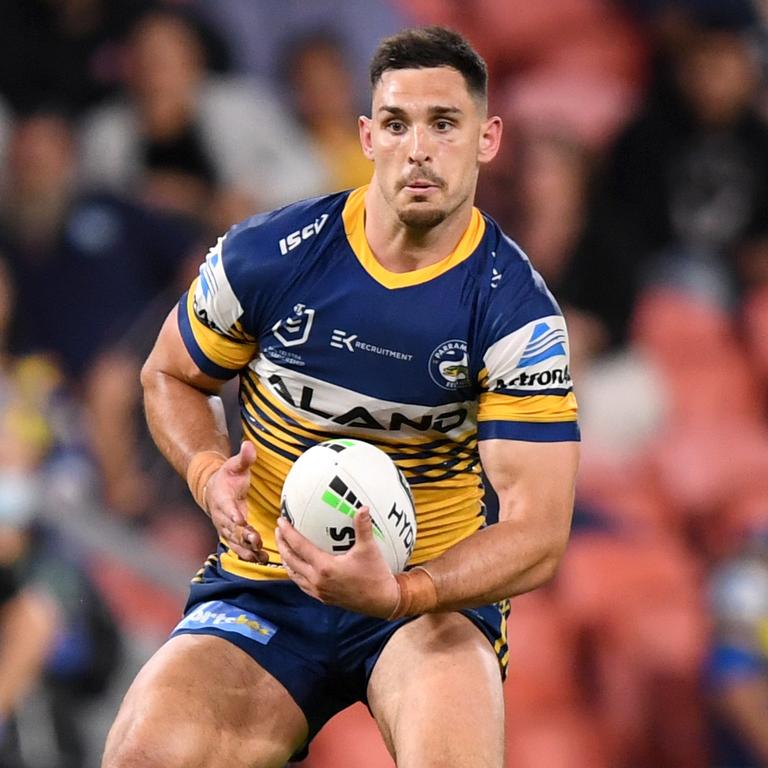 Ryan Matterson of the Parramatta Eels has gone close to Origin selection and is a flexible forward. Picture: NRL Imagery