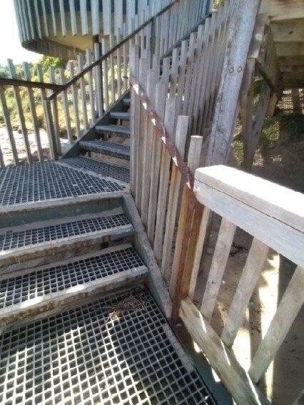 Mr Close said the tower’s staircase could be closed if it was not repaired in time. Picture: WBSLSC