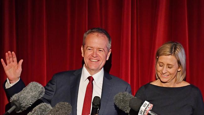 Bill Shorten and Susan Lamb claim victory in the seat of Longman.