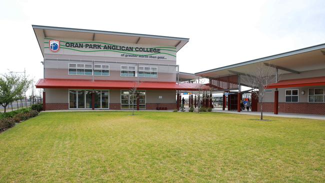 Oran Park Anglican College is expected to have 1200 students in the future. Picture: Justin Lloyd