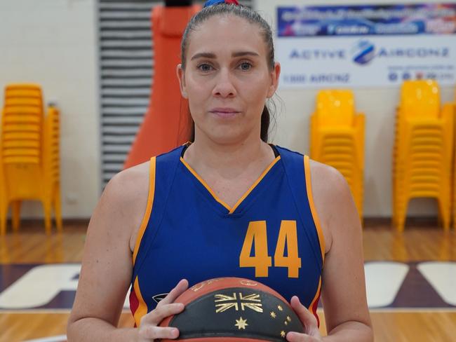 Tikesa Docherty-Cole shot eight points against Ellas Titans. Picture: Darwin Basketball Association.