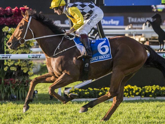 Clearly Innocent claims wins his first Group 1 on Saturday. Picture: AAP