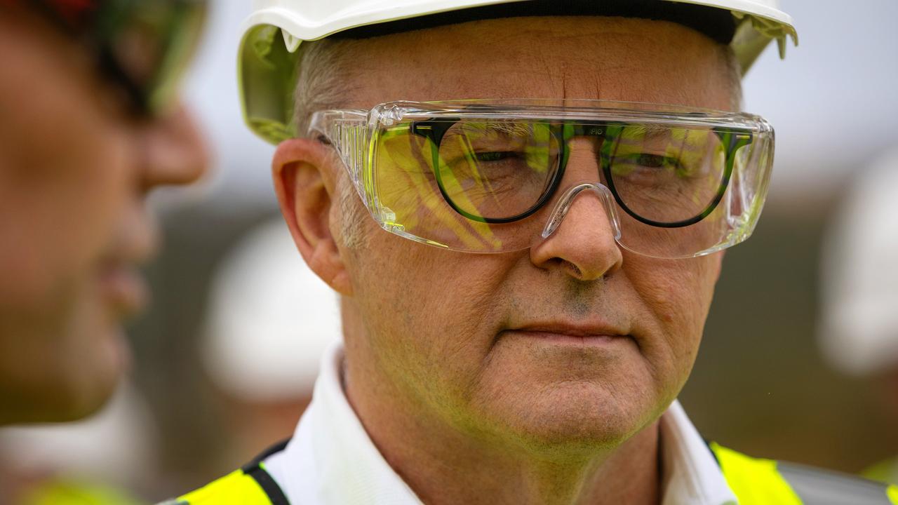 Concern over the cost competitiveness of the green hydrogen industry looms as a challenge for Anthony Albanese. Picture: Mark Stewart / NewsWire
