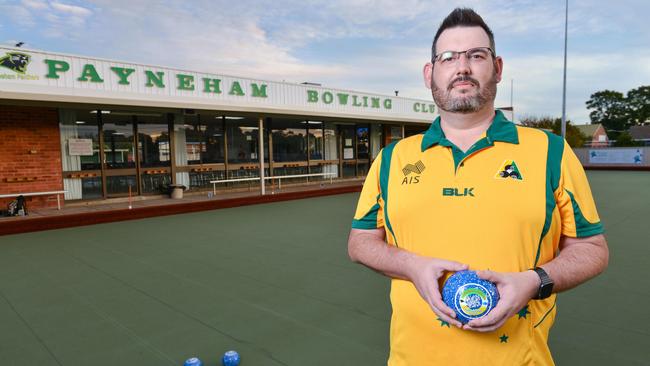 Australian international Chris Flavel has been unable to represent SA at the national multi-disability bowls championships. Picture: Brenton Edwards