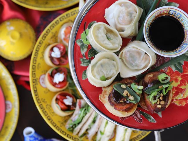 Oriental high tea at The Bronte Boutique Hotel. Picture: Jenifer Jagielski