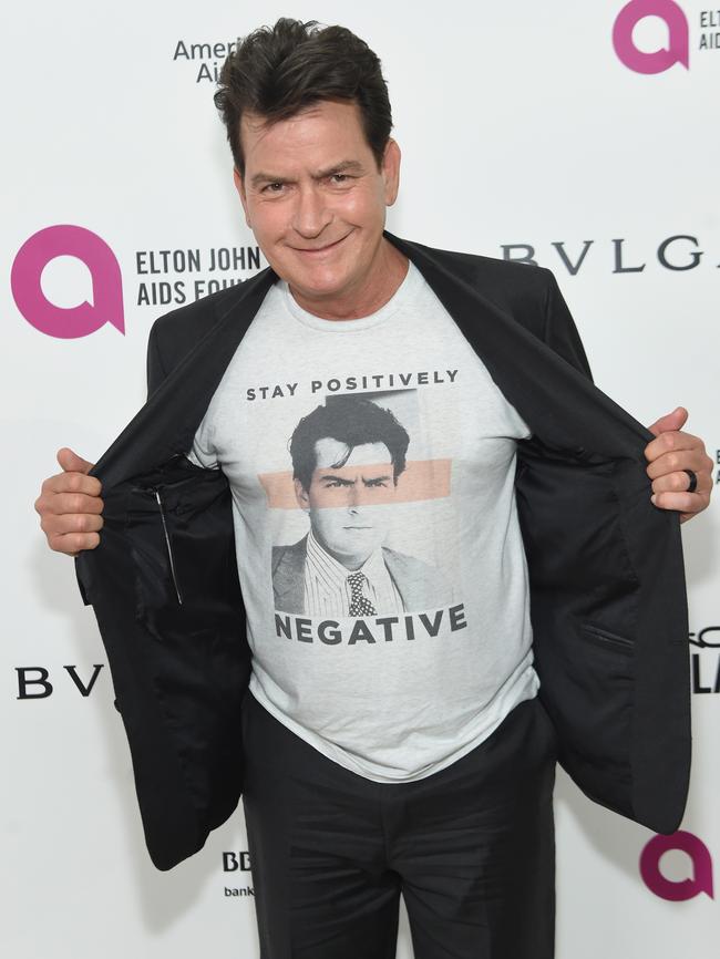 Actor Charlie Sheen. Picture: Jamie McCarthy/Getty Images for EJAF