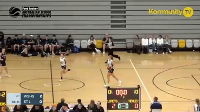 Replay: Basketball Australia School Championships Day 4 - Women's CF - Willetton SHS v St Luke's Grammar