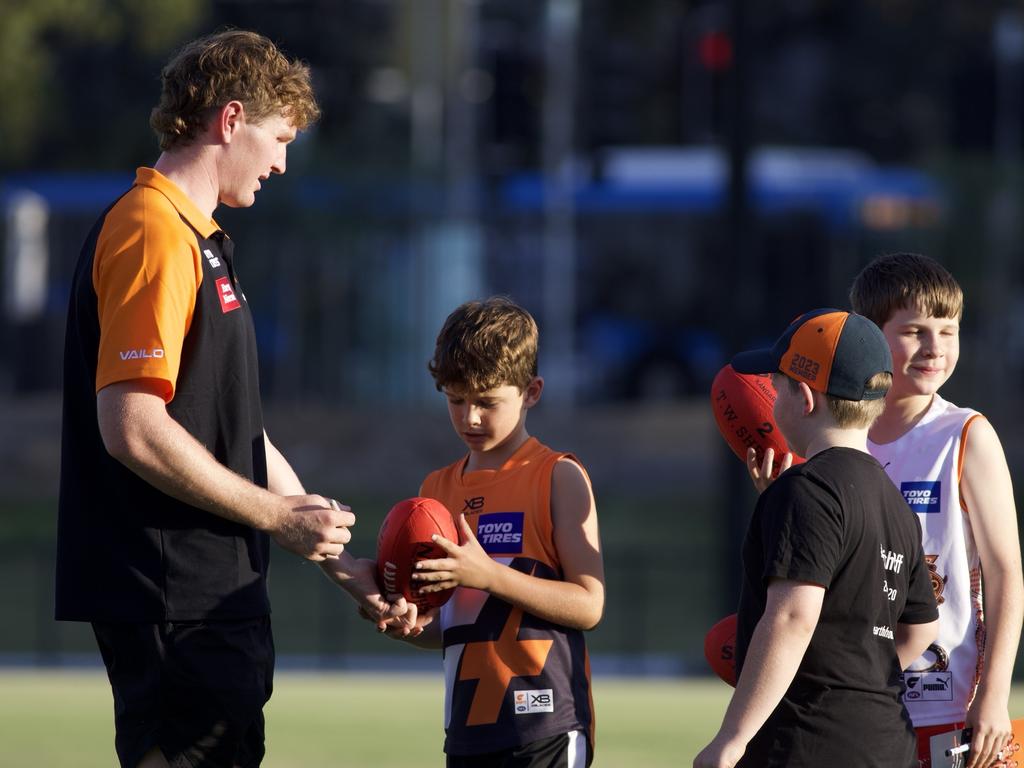 Tom Green hopes the Giants investment in his hometown continues long into the future. Picture: GWS Giants