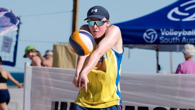 Zac Yorkston in action. Picture: Volleyball SA