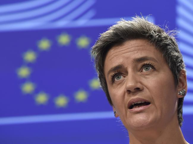 European competition commissioner Margrethe Vestager said Google’s dominance means it has a responsibility not to stifle innovation. Picture: AFP/JOHN THYS