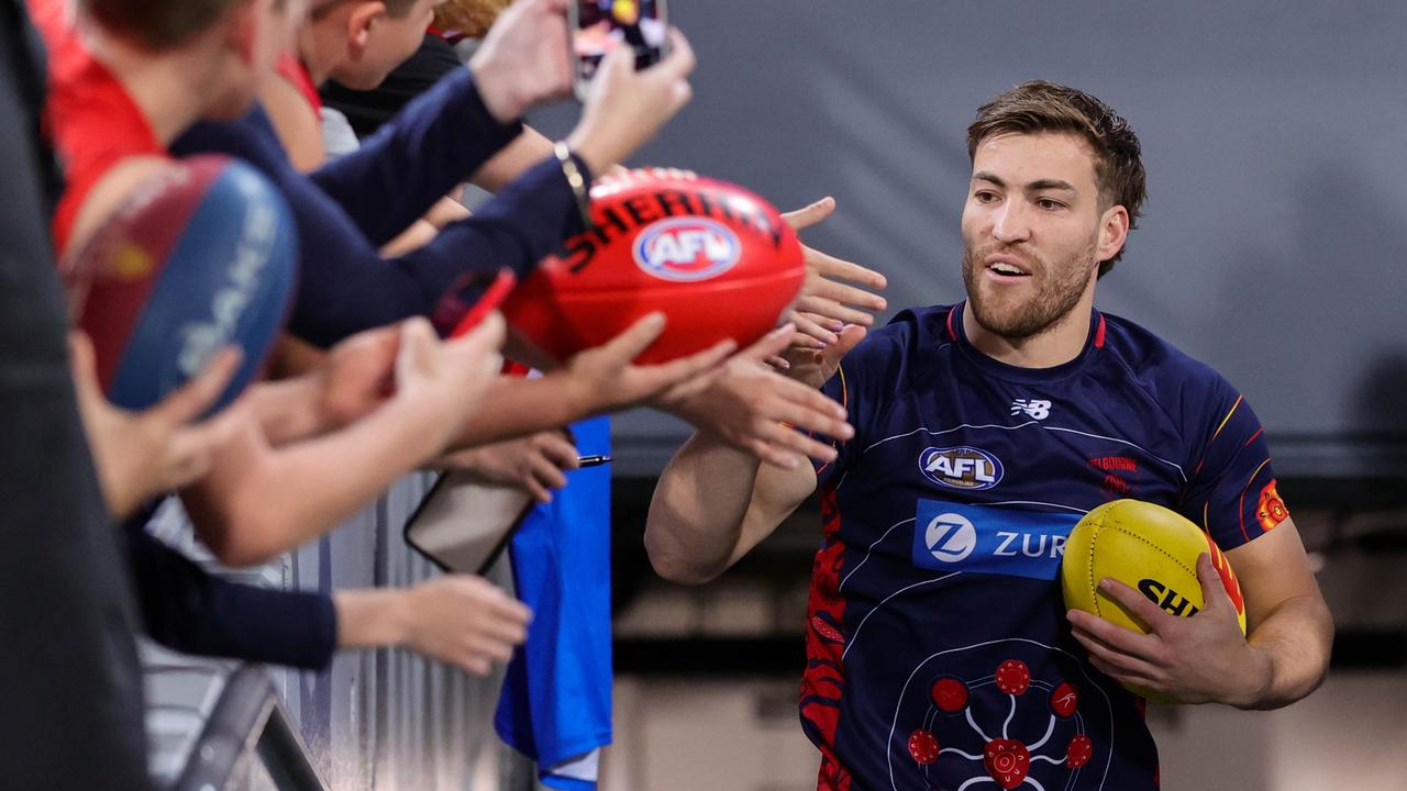 Jack Viney is keen to play a final in front of Melbourne fans. Picture: Russell Freeman/AFL Photos via Getty Images