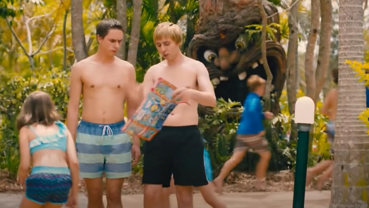 Splash Planet in Inbetweeners 2 was filmed at Wet 'N' Wild Gold Coast in Queensland. Picture: Roadshow Films