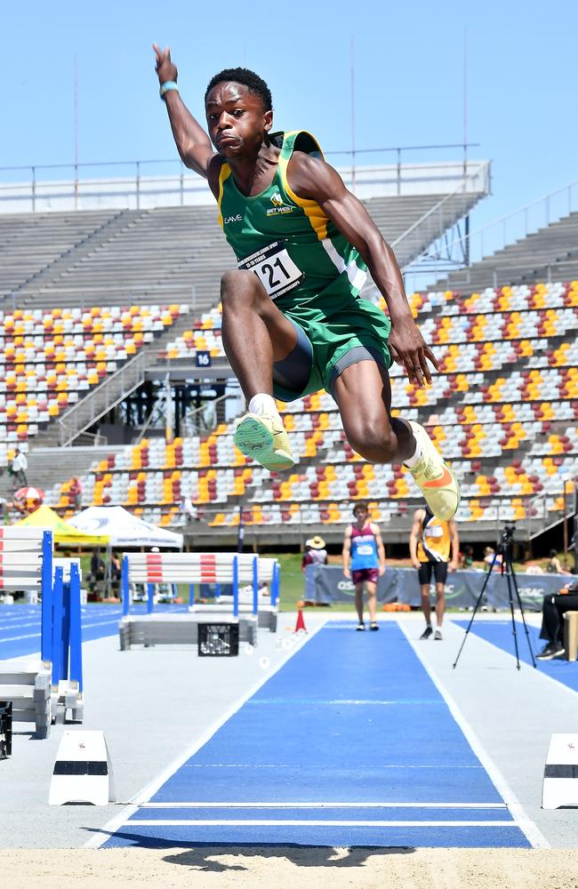 Queensland Representative School Sport track and field championships in Brisbane. Saturday October 12, 2024. Picture, John Gass