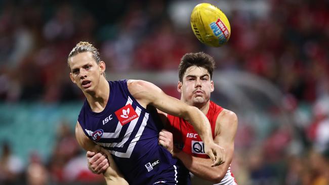 Nat Fyfe is under an injury cloud. Picture: Getty Images