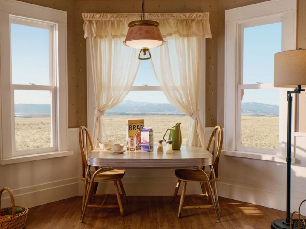 Eat breakfast in the same place the characters from Up did, while looking out on the New Mexico desert from the air. Picture: Airbnb