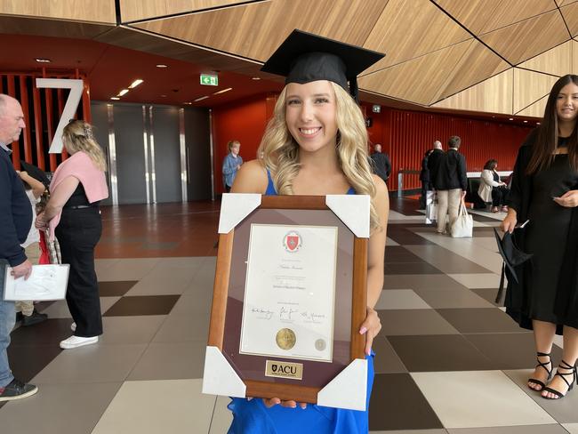 Natalia Ivannovic graduated from Australian Catholic University with a Bachelor of Education (Primary). Photo: Himangi Singh.