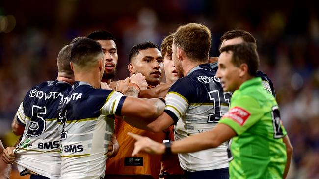 Tevita Pangai Junior has an aggressive streak - but needs to use it the right way. Picture: Alix Sweeney