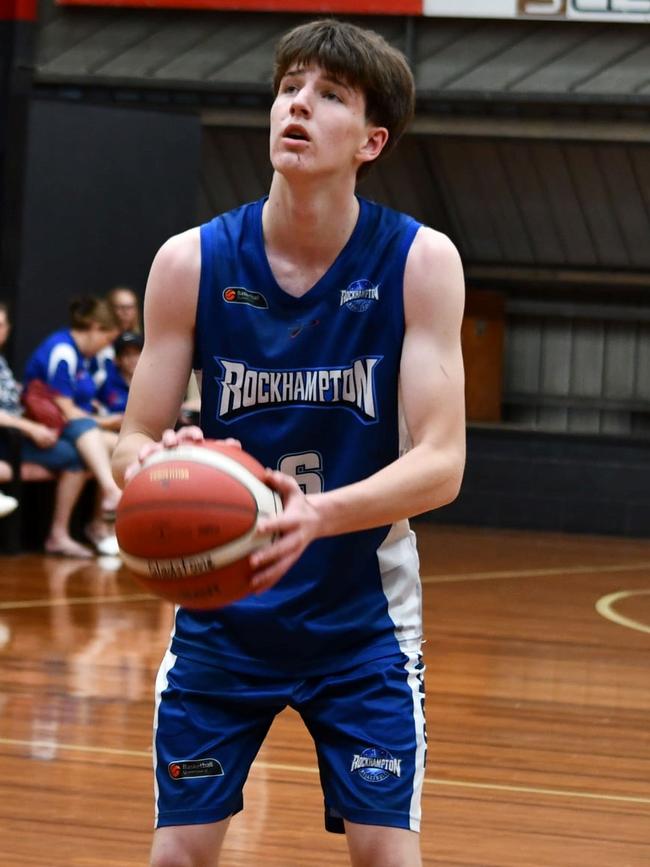 Rockhampton basketball player Ben Tweedy will be a key man in the under-18 state championships. Photo: Jody Grayson.