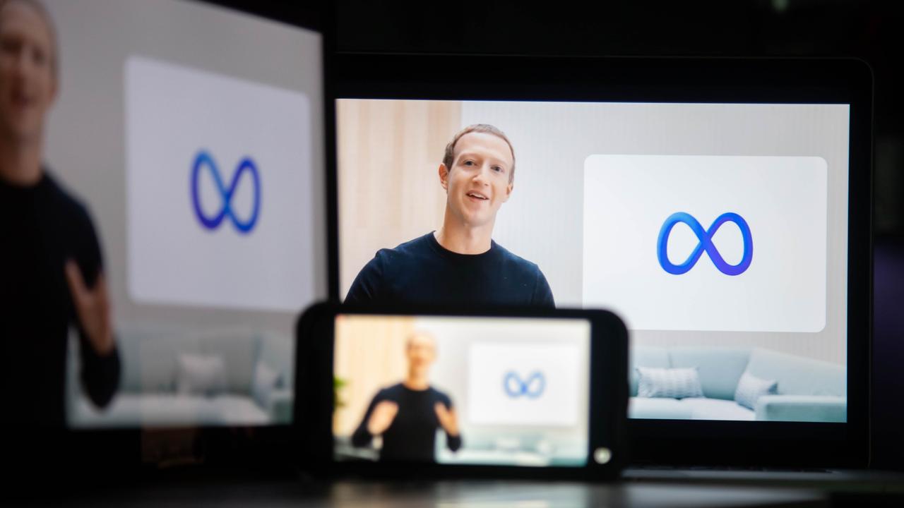 Facebook rebranded itselft as Meta in late 2021. Picture: Michael Nagle/Bloomberg