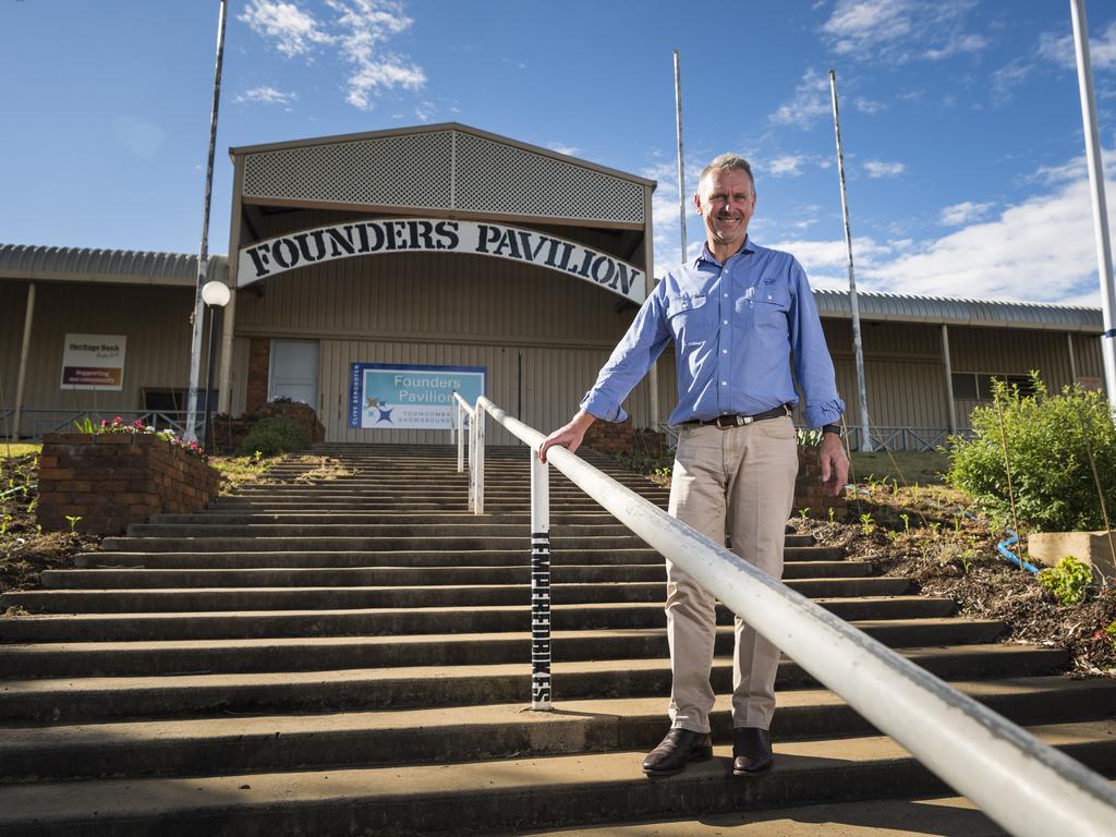 SHOW GOES ON: Royal Agricultural Society of Queensland chief executive officer, Damon Phillips said the 2021 Toowoomba Royal Show is set to be as iconic as ever, if a little bit different to previous years. Picture: Kevin Farmer