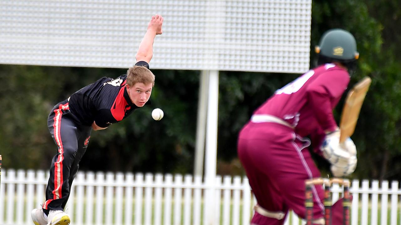 Terrace bowler George Hales - he took another three wickets in round 2. Picture, John Gass