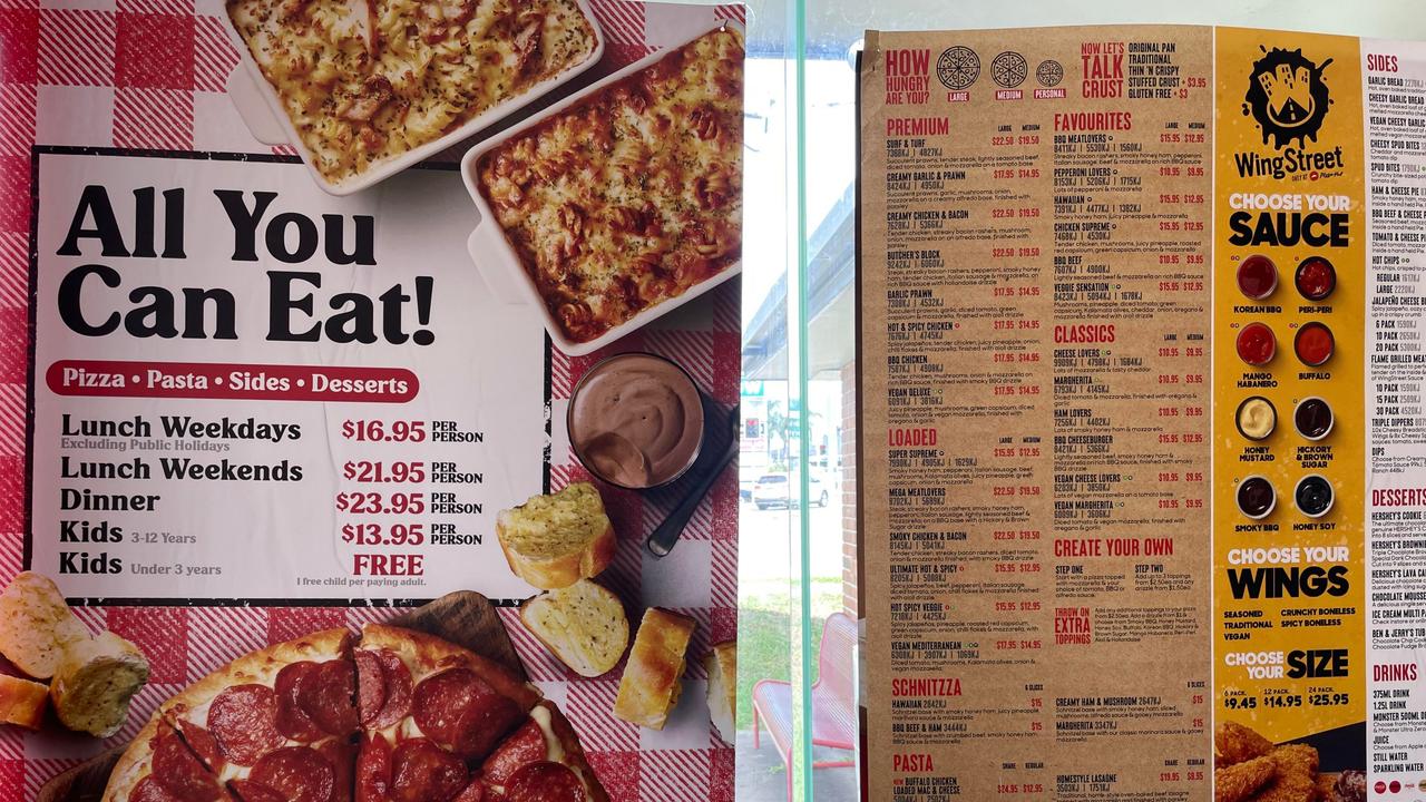 Inside the Gympie Pizza Hut’s all you can eat buffet The Cairns Post
