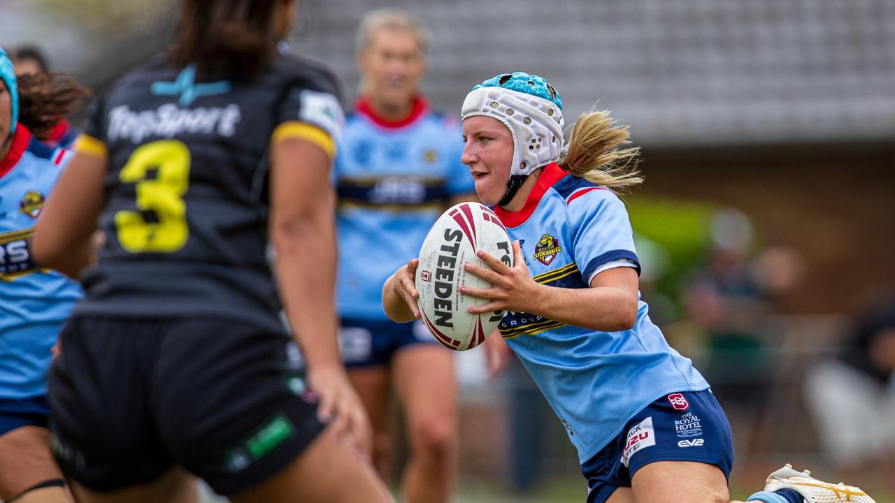 Western Clydesdales star Chloe Pallisier will play for the Southwest Queensland Emus in an NRL curtain raiser game later this month. Picture: Benny Hassum Photography