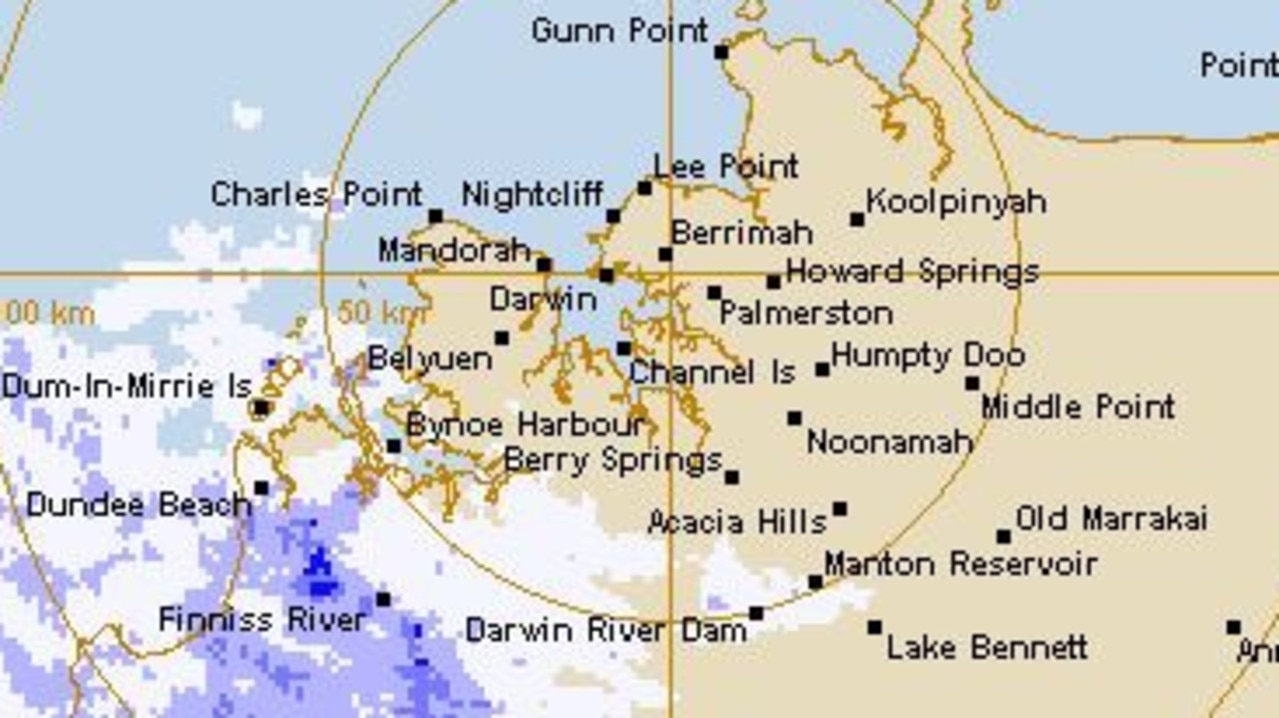 Bureau of Meteorology radar of Darwin on September 17, 2024.